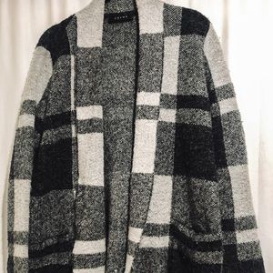 Checkered Cardigan